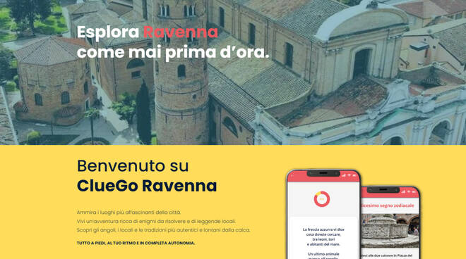 拉文纳 (Ravenna) 通过 ClueGo 成为户外密室逃脱游戏，ClueGo 是一款通过解决好奇的谜题和谜语来游览这座城市的游戏